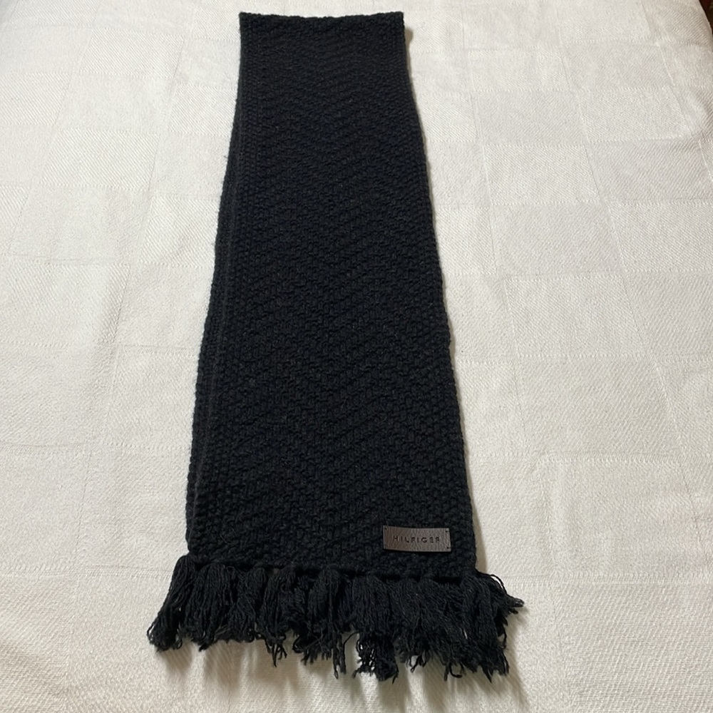 Tommy Hilfiger - Black Scarf - O/S - preowned